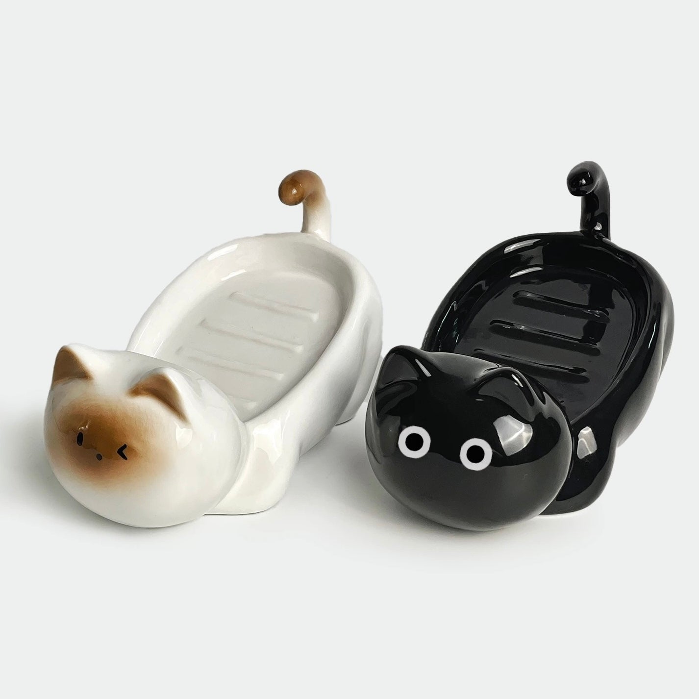 Siamese Cat Ceramic Soap Dish