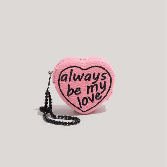 Heart-Shaped Portable Jewelry Case