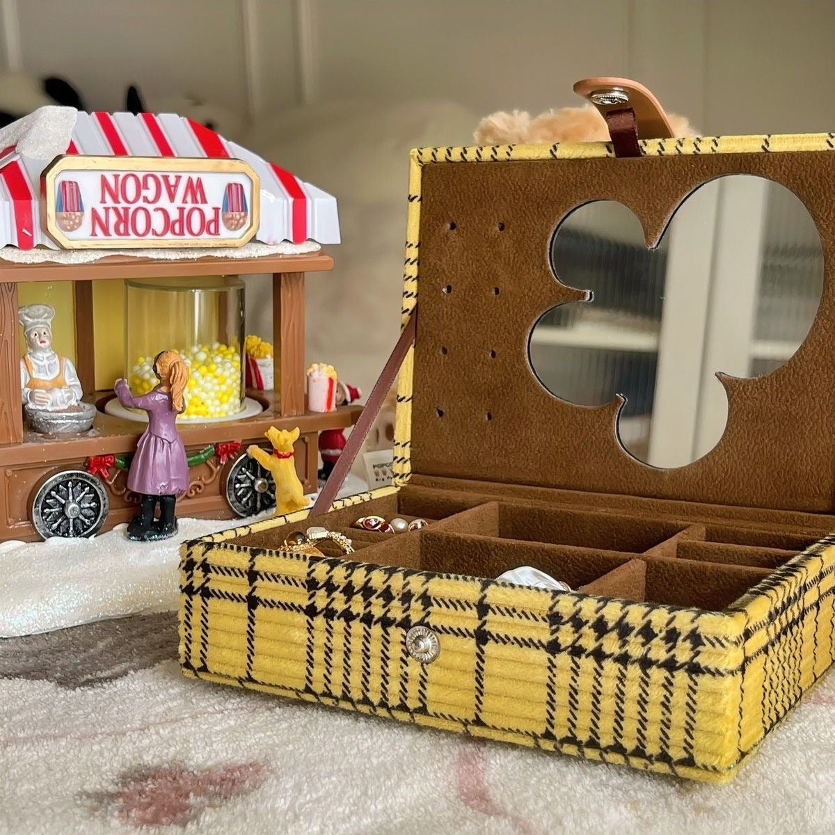 Tweed Jewelry Organizer Box