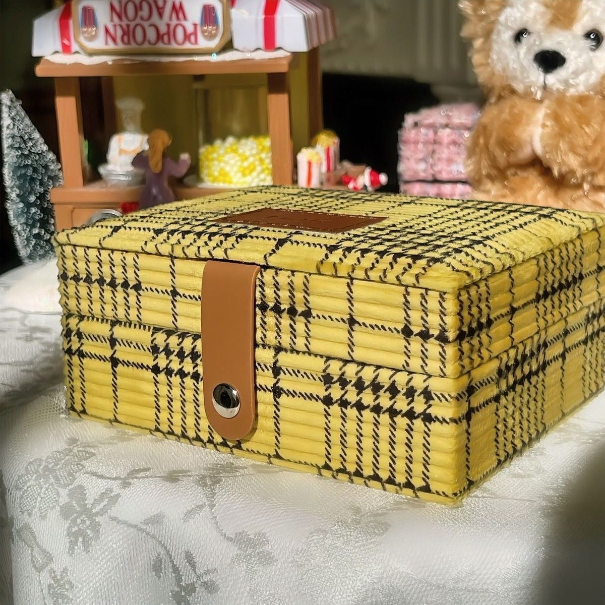 Tweed Jewelry Organizer Box