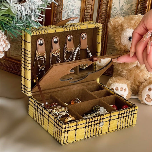Tweed Jewelry Organizer Box