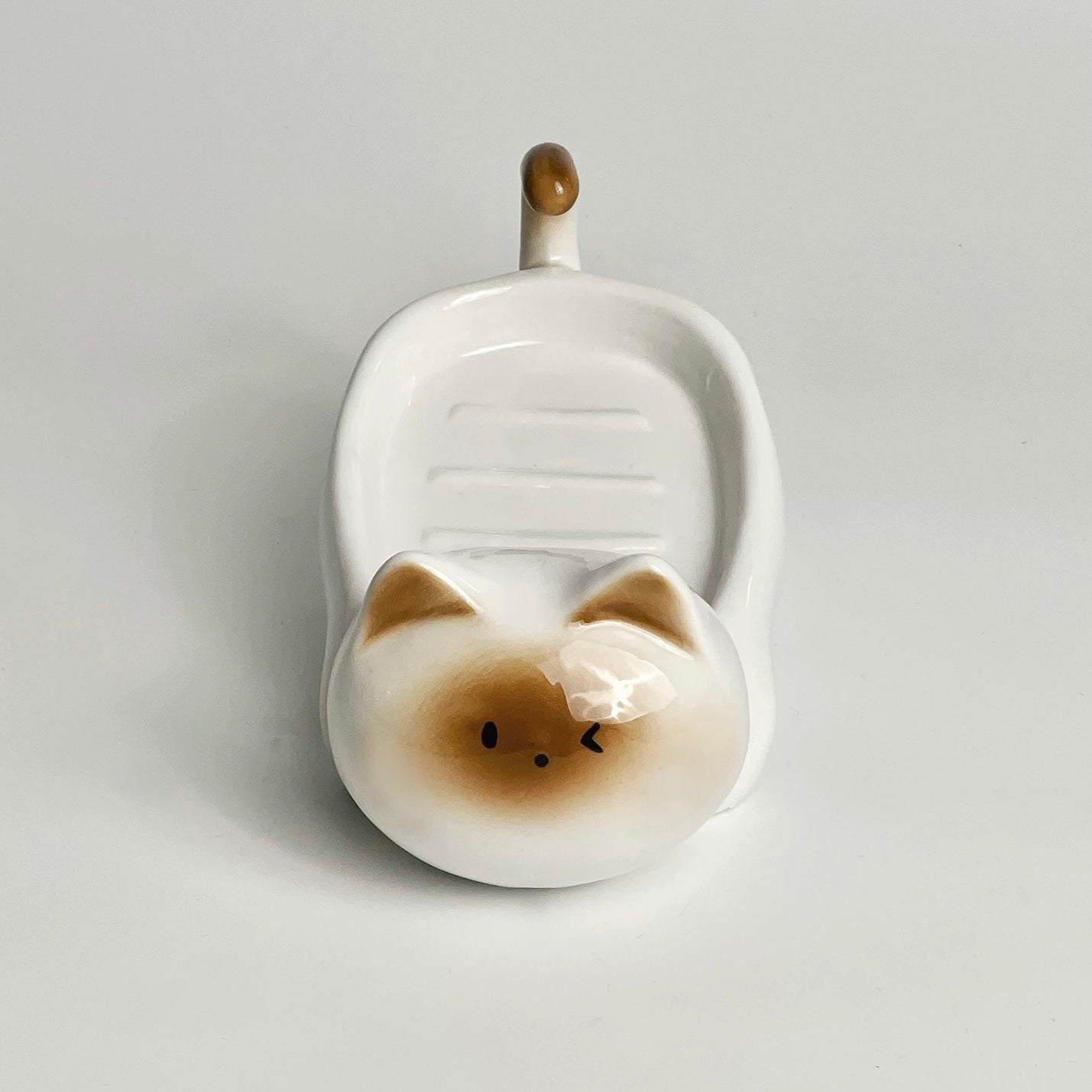Siamese Cat Ceramic Soap Dish